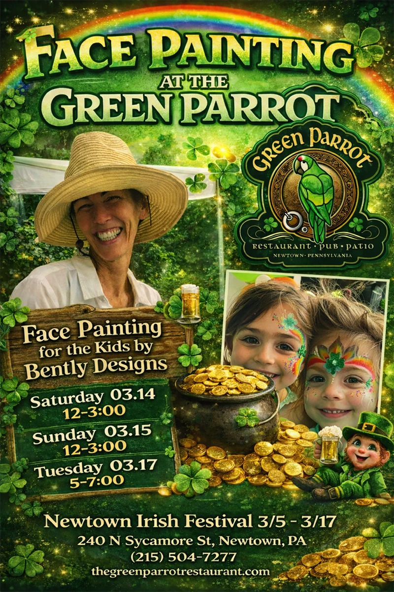 2026 Green Parrot Irish Festival Flyer 2026 Green Parrot Irish Festival Flyer