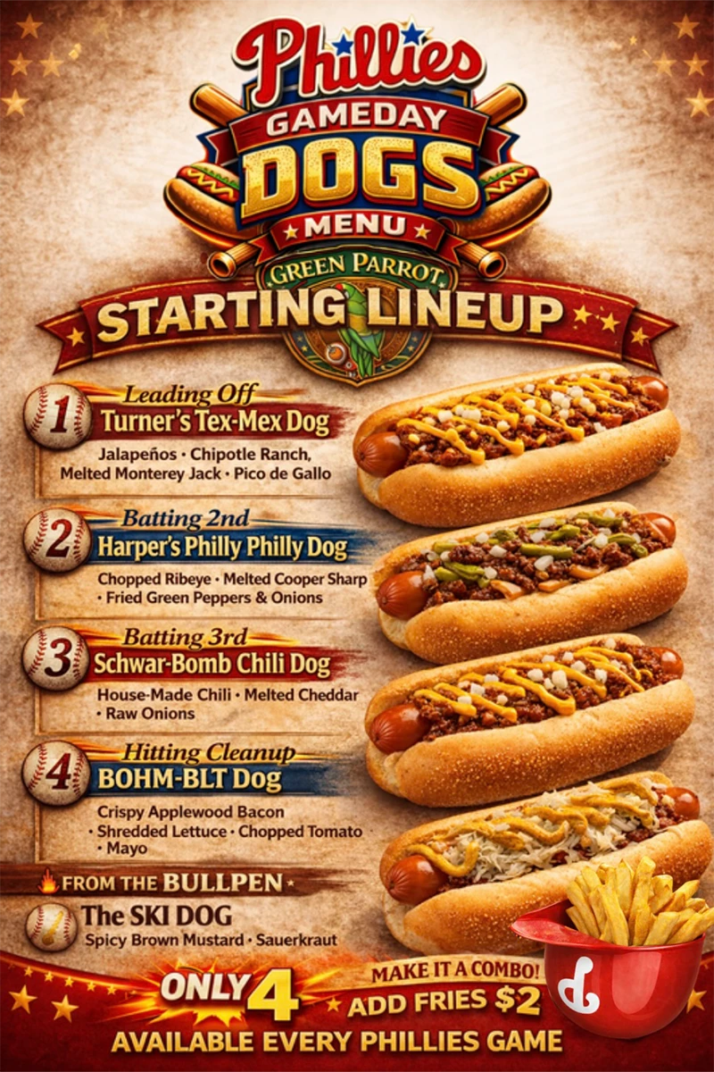 2026 Phillies Hot Dog Flyer 2026 Phillies Hot Dog Flyer