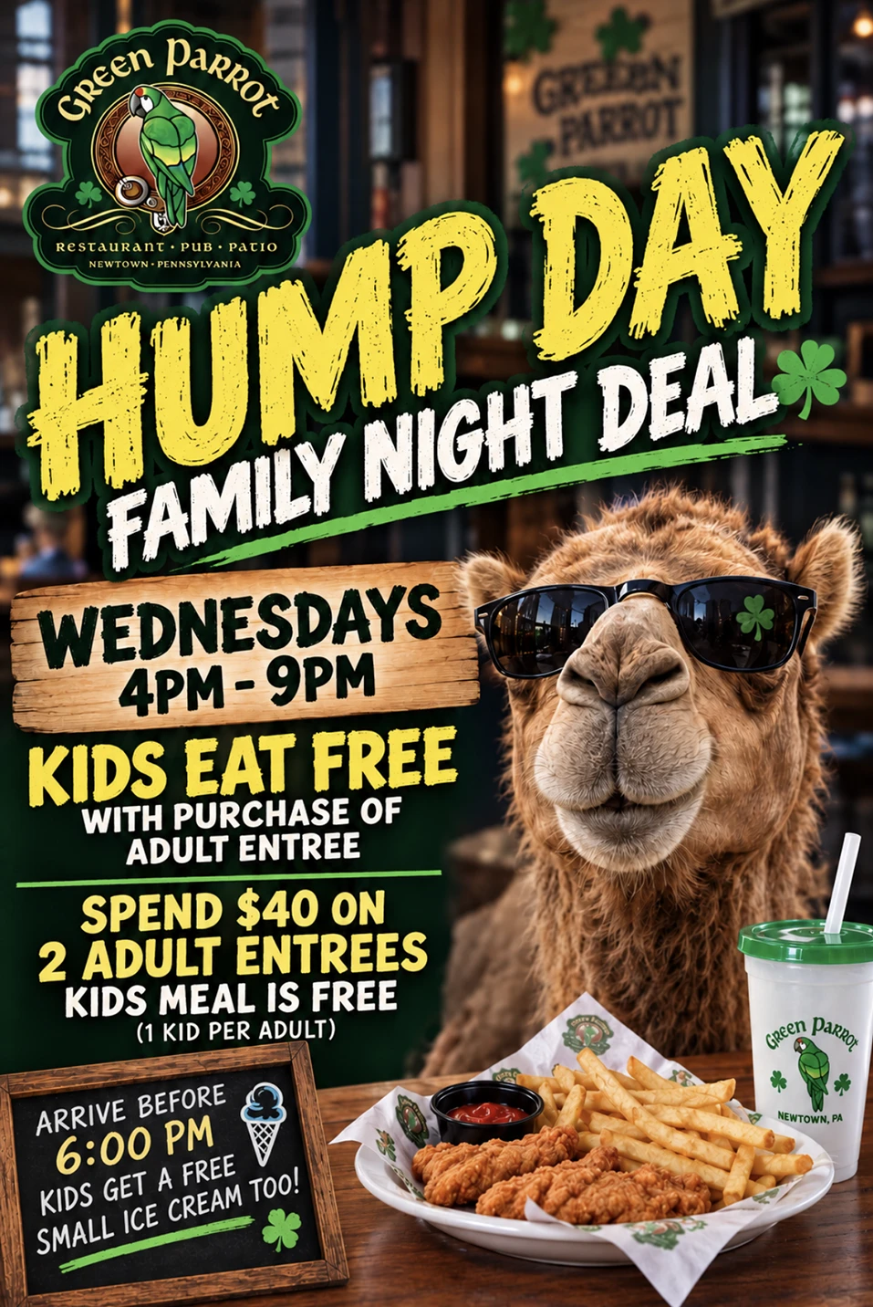 Green Parrot Hump Day Special Green Parrot Hump Day Special