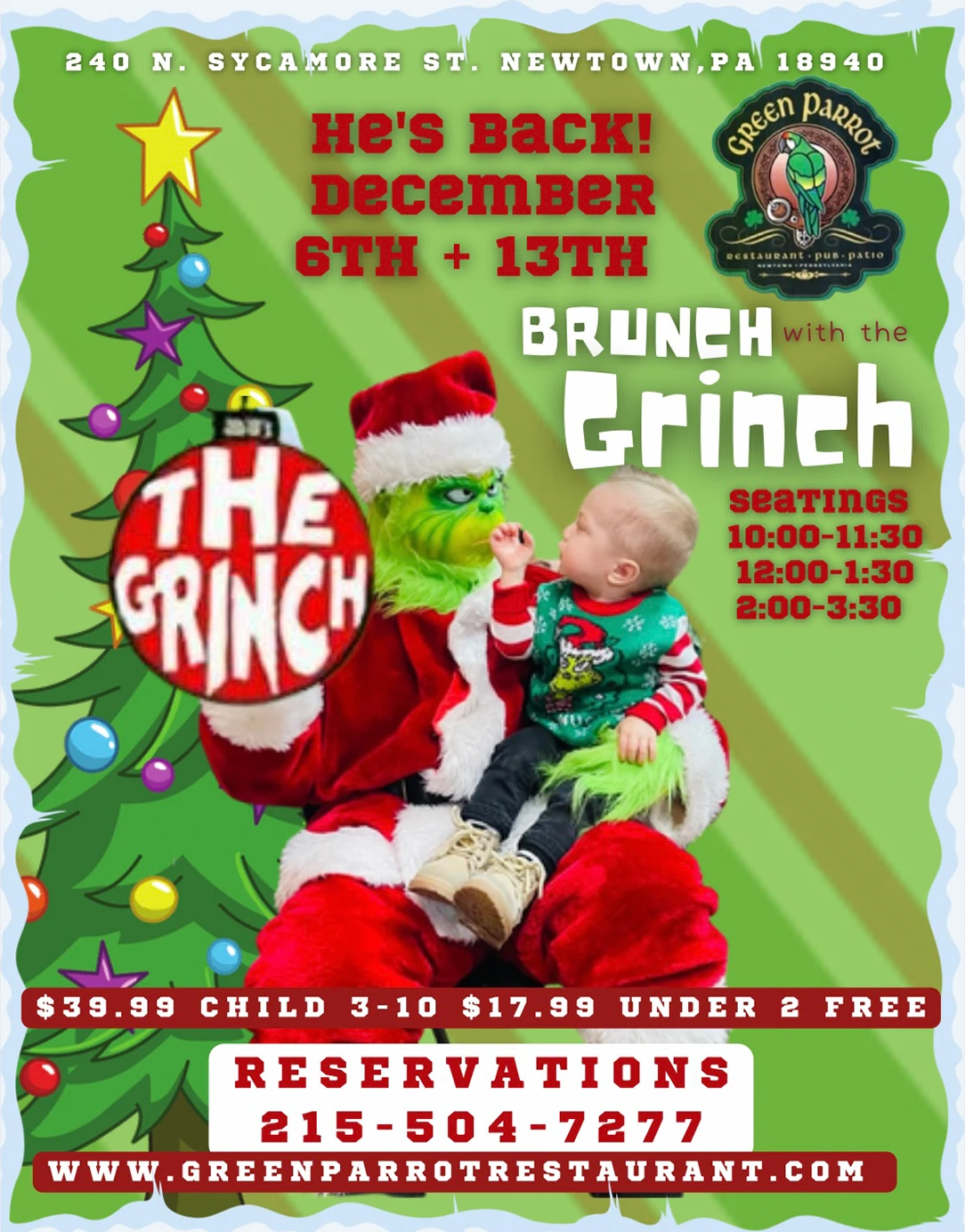 lunch with the grinch 2025